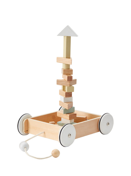 KID'S CONCEPT - Wagon with Blocks