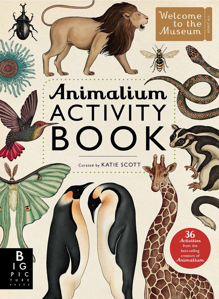 BOOK - ANIMALIUM ACTIVITY BOOK by Katie Scott