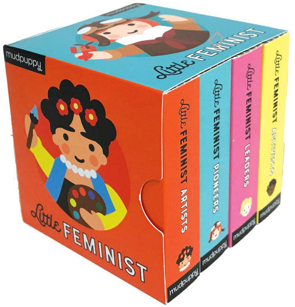 BOOK - LITTLE FEMINISTS BOARD BOOK SET by Galison Mudpuppy