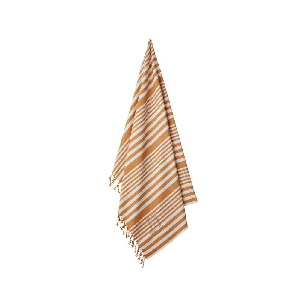 LIEWOOD - Monroe Beach Towel - Mustard/Creme de la Creme