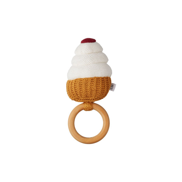 LIEWOOD - Aria Rattle - Cupcake creme de la creme