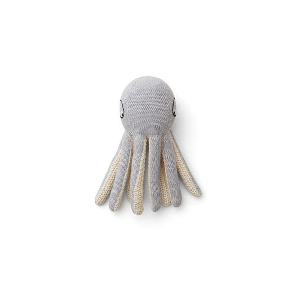 LIEWOOD - Ole Knit Mini Teddy - Octopus grey melange
