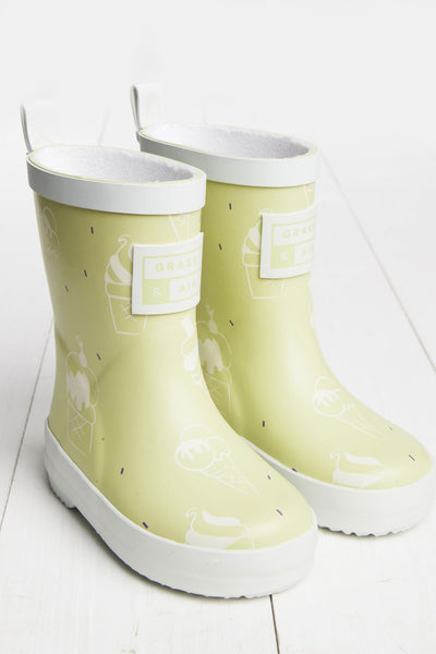 GRASS & AIR - Colour Revealing Wellies - Ice Cream Collection - 3 colours