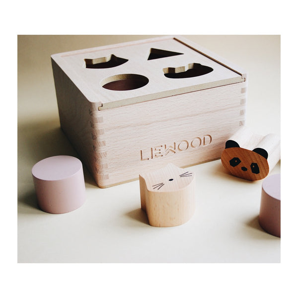 LIEWOOD - Mateo Wooden Box Puzzle/Shape Sorter