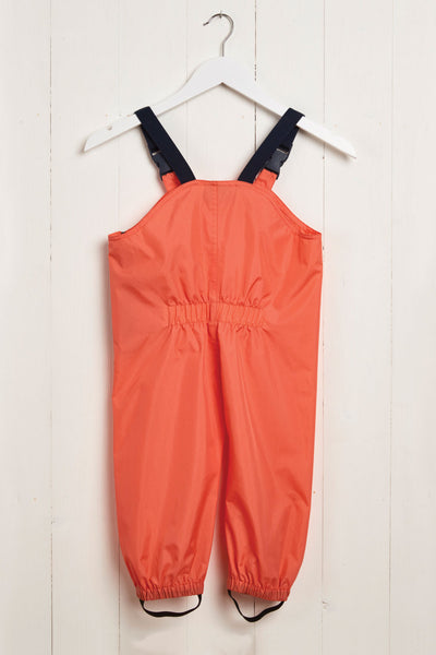 Coral Stomper Slacks waterproof wader trousers by British brand Grass & Air - modern, stylish rainwear for kids