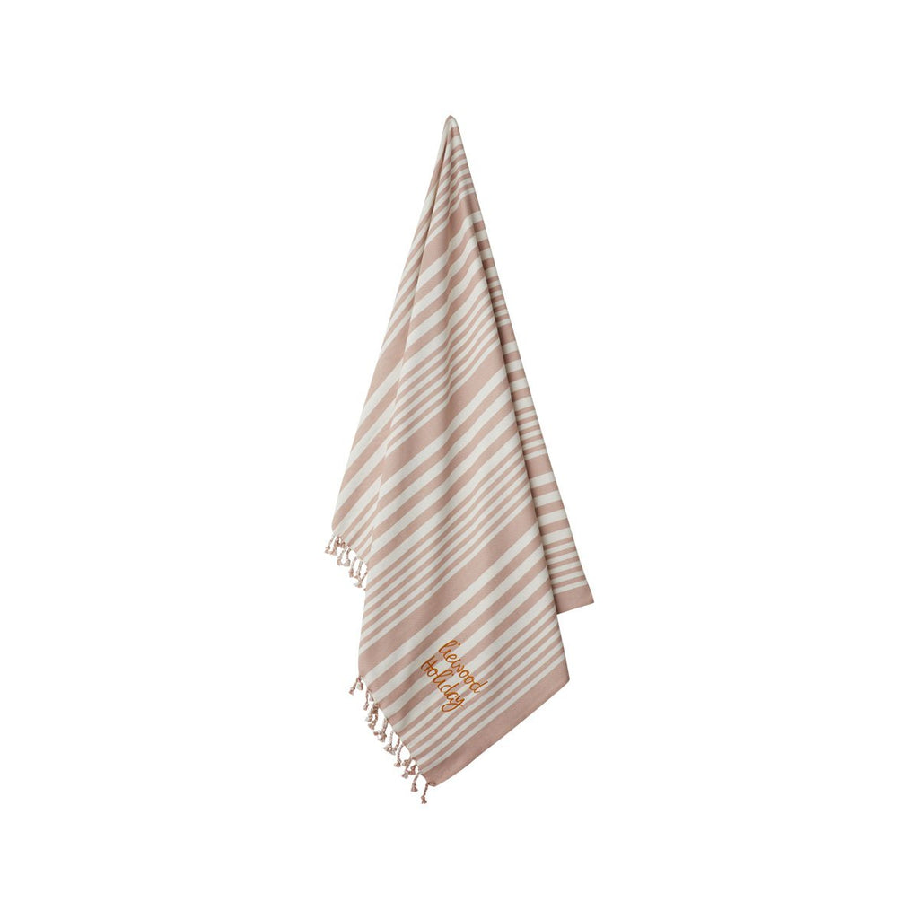 LIEWOOD - Monroe Beach Towel - Rose/Creme de la Creme